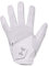Under Armour Womens Full Finger Gloves Women's Ua Iso-Chill Golf Glove, Wht, 1370257-100, LMD