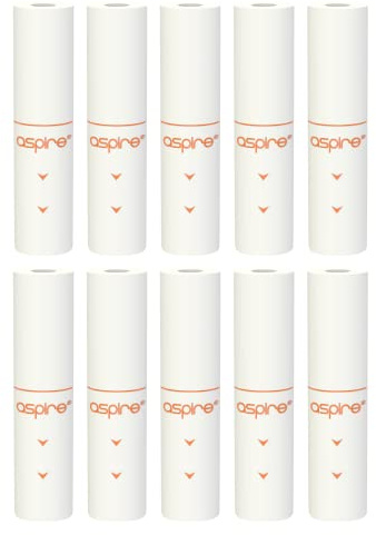 Aspire Vilter, Filtermundstück, 10er Pack, weiß