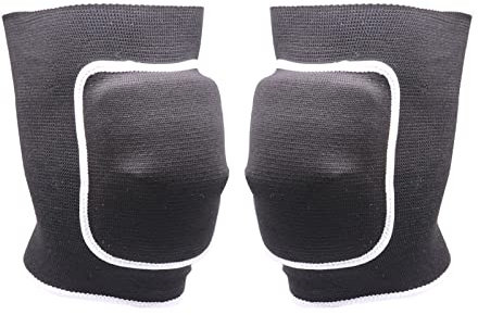 SANWOOD Rodillera Térmica Sport Woven Rodillera Cómoda 3D Negro