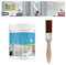 Frosted Glass Spray Paint, Frosted Glass Paint, Frost Spray Paint for Glass, Glass Frosting Spray, Frosted Glass Window Spray, Door Window Shading Waterproof & UV Matte Hazy Frost (100g*1 + Brush*1)