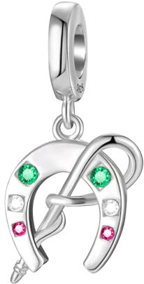 S925 Glückshufeisen Charm für Pandora Charm