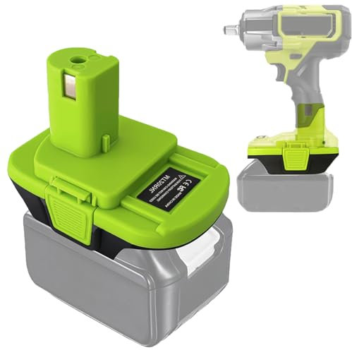 MT20RNL battery adapter for Makit LXT battery to Ryobi power tool use, convert Makit 18V battery to Ryobi 18V lithium-ion battery