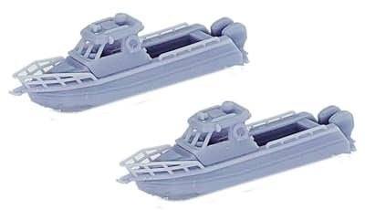 Outland Models Eisenbahnlandschaft Küstenwache Patrouillenboot Set 1:160 N Spur