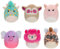 Squishville SQM0508-6er Pack Safari Squad, superweiche Mini-Squishmallows, 5cm Plüschfiguren