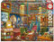 Educa - Puzzle von 1000 Teilen für Erwachsene | Bibliothek. Messen: 68 x 48 cm. Beinhaltet die puzzlekleber FixPuzzle. Seit 14 Jahren (19925)