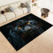 Kinderzimmer Teppich 180x240cm - Tierischer Schwarzer Gepard Flanell Kurzflor Teppich für Schlafzimmer, Spielzimmer, Schwarz Weiche rutschfeste Teppich Waschmaschinenfest Teppiche