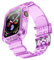 NotoCity Correa Compatible con Apple Watch 10, para Apple Watch Serie 10 42mm Correa de Repuesto con Funda, Creativa,Transparente (Violeta translúcido)