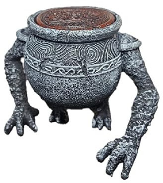 COVANAR Great Elden Pot Plant Ring Resin Statue for holding Plants or Stationary Gaming Desk Decoration Home Decor