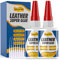 Super Glue for Leather – Clear, Waterproof Adhesive for Leather Repair on Shoes, Sofas, Furniture, Car Seats, Bags & More – Ultra Strong, Fast-Drying Glue for Purses & Upholstery 35g x 2Pack