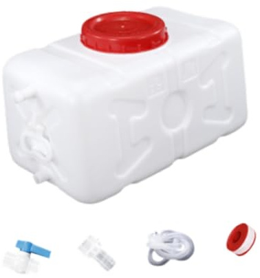 QSTDGVPW Leakproof Water Dispenser Tank with Camping Jug for Various Outdoor Uses, 30L