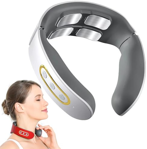 Neurotex Nacken, Nurotex 11-in-1 Nackenlösung, Tragbares beheiztes Nackenmassagegerät, EMS Elektrische Nackenmassagegerät mit Wärme, 6 Modi, 9 Intensitätsstufen, Massagegerät für Damen Herren