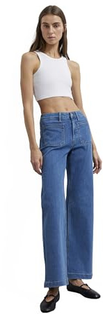 Mavi Damen Denim Pants Malibu Marine Wide Leg Jeans
