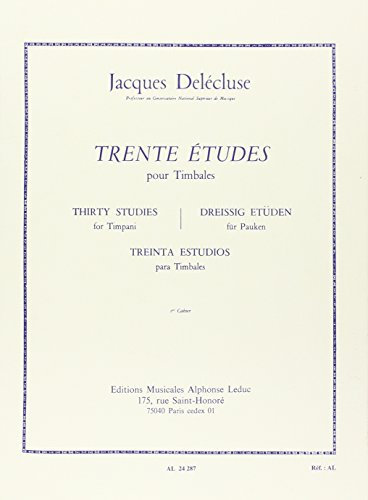 30 ETUDES VOLUME 1 TIMBALES