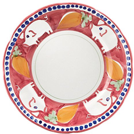 Vietri - Piatto piano Porco