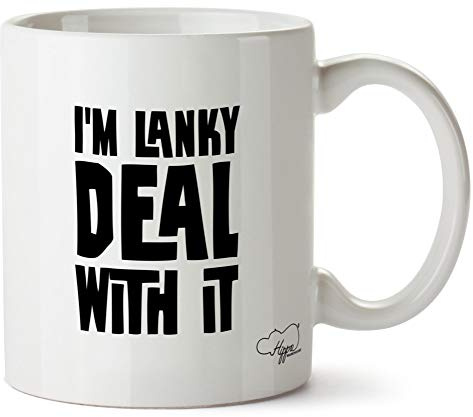 Hippowarehouse I'm Lanky Deal with it Printed Mug Cup Ceramic 10oz