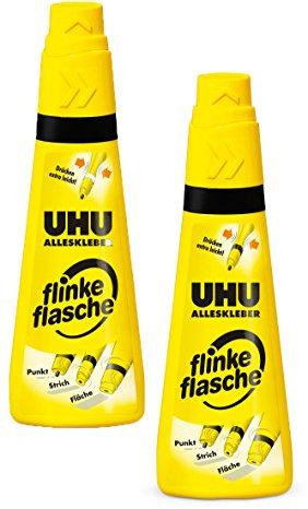 UHU Lot de 2 flacons de colle universelle 90 g