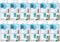 Areon Clima Fresh Ambientador Océano Azul Casa Aire Acondicionado Original Perfume Hogar Salón Habitación Oficina Tienda Duradero Moderno Olor ( Blue Ocean Pack de 12 )