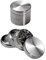 Black leaf Edelstahl-Grinder (Black Leaf Edelstahl-Grinder 4-teilig Ø 49mm)