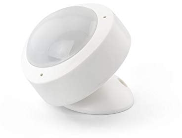 Caliber Bewegungssensor - Alarm und Smart Home - Google Home - Alexa - App Controlled - ON Off Switch - HWS301 - Gebrauch in Innenräumen - Batterieantrieb - Weiss - 59 x 58 x 59 mm