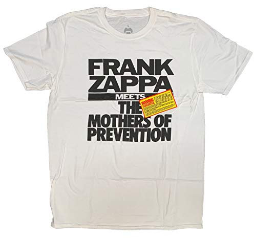 Maglietta Frank Zappa - Madre della Prevenzione 100% Ufficiale bianco M