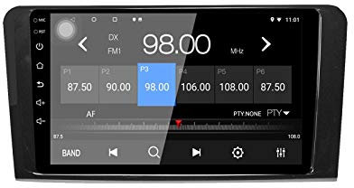 EZoneTronics Carplay Android Autoradio Stereo für Mercedes Benz ML GL W164 Touchscreen High Definition GPS Navigation haben Bluetooth USB WiFi AM/FM/RDS SWC Spiegel Link Player 2G RAM + 32G ROM