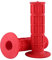 Motorrad Lenker Griffe Fahrradgriffe, BMX Scooter 1 Paar 22mm 7/8 Universal Gummi Motorrad Lenker Mountainbike Handgriffe(rot)