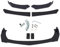 Foxglove Frontspoiler Lippe | Auto Frontstoßstange Splitter Lip Spoiler | Universal Spoilerlippe Diffusor | Autoantikollisionsschutz Body Kit