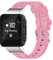 TopTen Bracelet de montre de sport en nylon, accessoires de rechange compatible avec Garmin Forerunner 30/35/35J (rose)