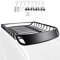 RELAX4LIFE Porte-Bagages Voiture en Fer au Toit de Voiture, Panier de Toit pour Voiture Charge 110kg, 120x98x16,5CM, Noir