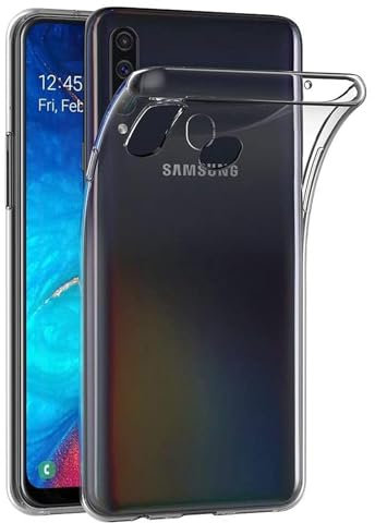 CoolGadget Ultradünne Hülle für Samsung Galaxy A20s, Transparente Schutzhülle aus TPU mit Präzisen Ausschnitten und Kameraschutz, Klar