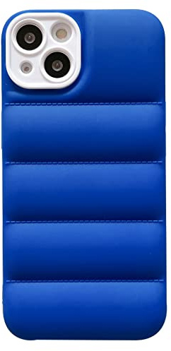 fonefunshop Compatible With iPhone 13 Pro Blue Puffer Down Jacket Phone Case