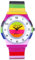 JewelryWe Kinderuhr Armbanduhr Junge Mädchen Regenbogen LGBT Gay & Lesbian Pride Analog Quarz Uhr Lernuhr mit Silikon Armband