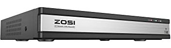 ZOSI 16CH PoE NVR mit 4TB Festplatte Videoüberwachung Rekorder für IP PoE Kamera 2MP 5MP 8MP 4K, Funktioniert Nur mit ZOSI PoE Kameras