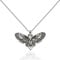 AKTAP Luna Motten-Halskette, Totenkopf-Halskette, Insektenschmuck, Gothic-Halskette, Geschenk für Frauen, Edelstahl