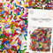 Konfetti Zahl 1 Bunt zum 1. Geburtstag | Deko für Kindergeburtstag und Party | 500 Stück, metallic-bunt, 10mm groß | Zahlenkonfetti Tischkonfetti Tischdeko Jubiläum, Edition: Zahl 1