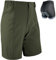 Wulibike Radlerhose Damen Mountainbike-Radhose 2 in 1 gepolstert MTB Shorts Frauen Fahrradhose mit Polsterung Reiten Fahrrad Radfahrhose Reißverschlusstaschen Olivgrün XXL