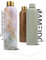 MAMEIDO Edelstahl Trinkflasche personalisiert 1l - auslaufsichere Trinkflasche mit Namen, personalisertes Geschenk (Pearl Marble Gold, 1000ml)