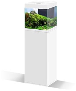 CIANO, Emotions Pro 40 Möbelstück für Aquarien, Weiß, 95 x 40 x 40 cm, aus Holz, Halterung mit 1 Tür und Aufbewahrungsfach, Aquarienmöbel für Fische, hergestellt in Portugal