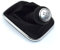 MKptopia 12 mm Pomo de la palanca de cambios Gaitor Boot pomo de la palanca de cambios compatible con V-W Golf 4 R32 Bo-ra Je-tta 1999-2005 - 5 velocidades Cabeza de plata