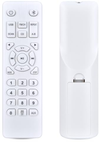 GOUYESHO Universal Ersatz Fernbedienung Kompatibel mit Greadio CD-Player Tragbar KC-806, für Homlab ‎CD2-001/KOVCDVI KC-806/Gracioso CD-Player
