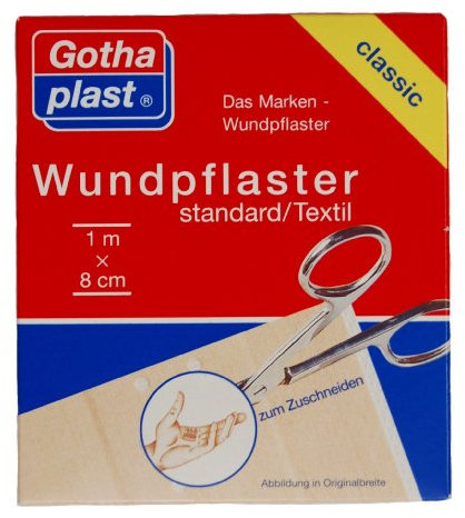Gotha plast Wundpflaster Textil 10x10cm, 10 Stück, 7cm x 11cm, 0.01 pounds