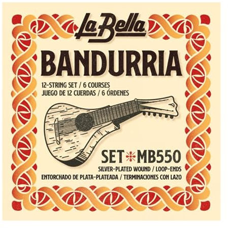 La Bella 7D79 - Pack con 6 pares de cuerdas afinadas