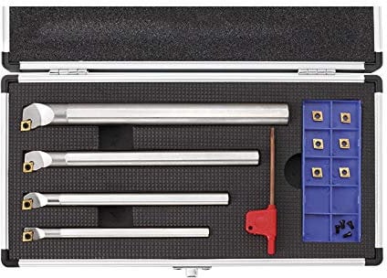 SET DI UTENSILI UTENSILE PER TORNIO AD INSERTO PER INTERNO FERVI Art. KISCLCR