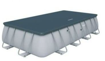 PEBSHOP Toalla de Cubierta para Piscina Rectangular Rígida