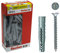 Fischer ux 8x50 s y 25pz tasselli + viti stop fissaggio ancoraggio