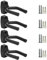 4 Stück Universal Gitarren Halter Gitarrenständer Wand Halterung für Akustikgitarre, klassische Gitarre, E-Gitarre, Banjo, Bass, Ukulele