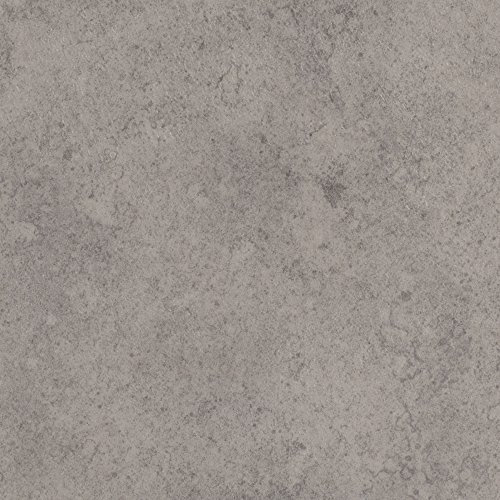BODENMEISTER BM70517 Vinylboden PVC Bodenbelag Meterware 200, 300, 400 cm breit, Steinoptik Betonoptik hell-grau