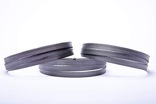 Lot de 3 lames de scie à ruban Encut haute performance 1440 x 13 x 0,65 mm, 10-14 dents par pouce bimétallique M42 par ex. pour FEMI NG120XL, ABSNG120, 784 XL, Berg & Schmid TBS 102, Alfra, Flott