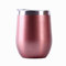 Gteller 12 oz Stainless Steel Wine Tumbler Stemless Glasses with Lid, Double Wall Insulated Travel Mug Perfect for Wine, Coffee, Drinks, Champagne, Cocktails (Golden)