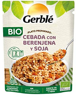 Bio Plato Preparado cebada con berenjena y soja ecológico envase 250 g